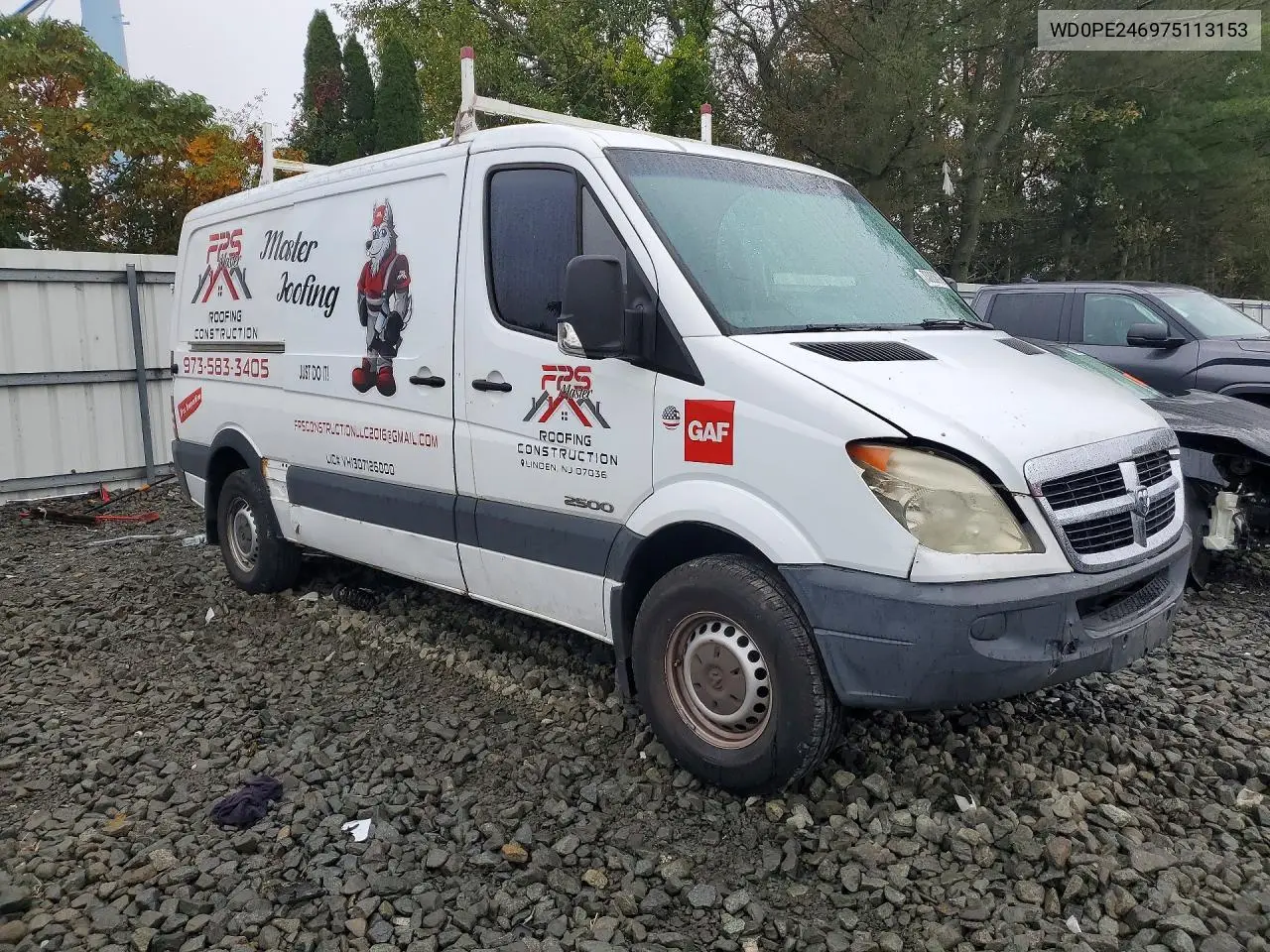 2007 DODGE SPRINTER VIN WD0PE246975113153 — фото 4