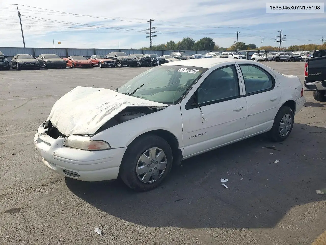 DODGE STRATUS 2000, VIN 1B3EJ46X0YN175198
