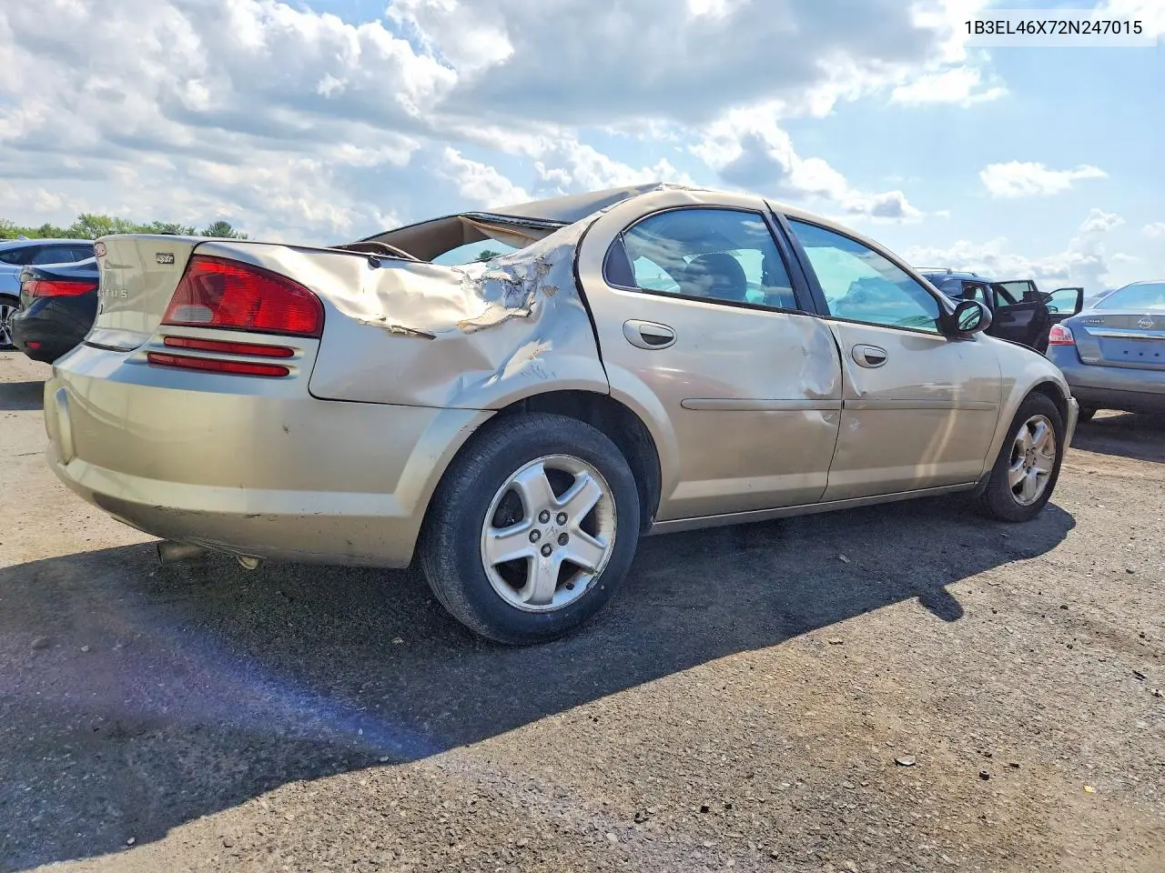 2002 DODGE STRATUS VIN 1B3EL46X72N247015 — фото 3