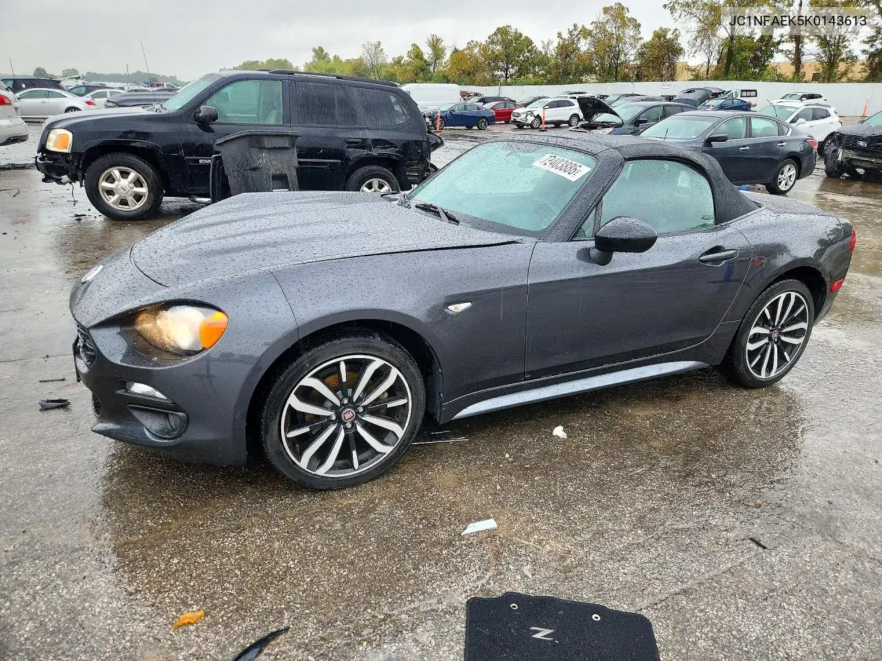 FIAT 124 SPIDER 2019, VIN JC1NFAEK5K0143613