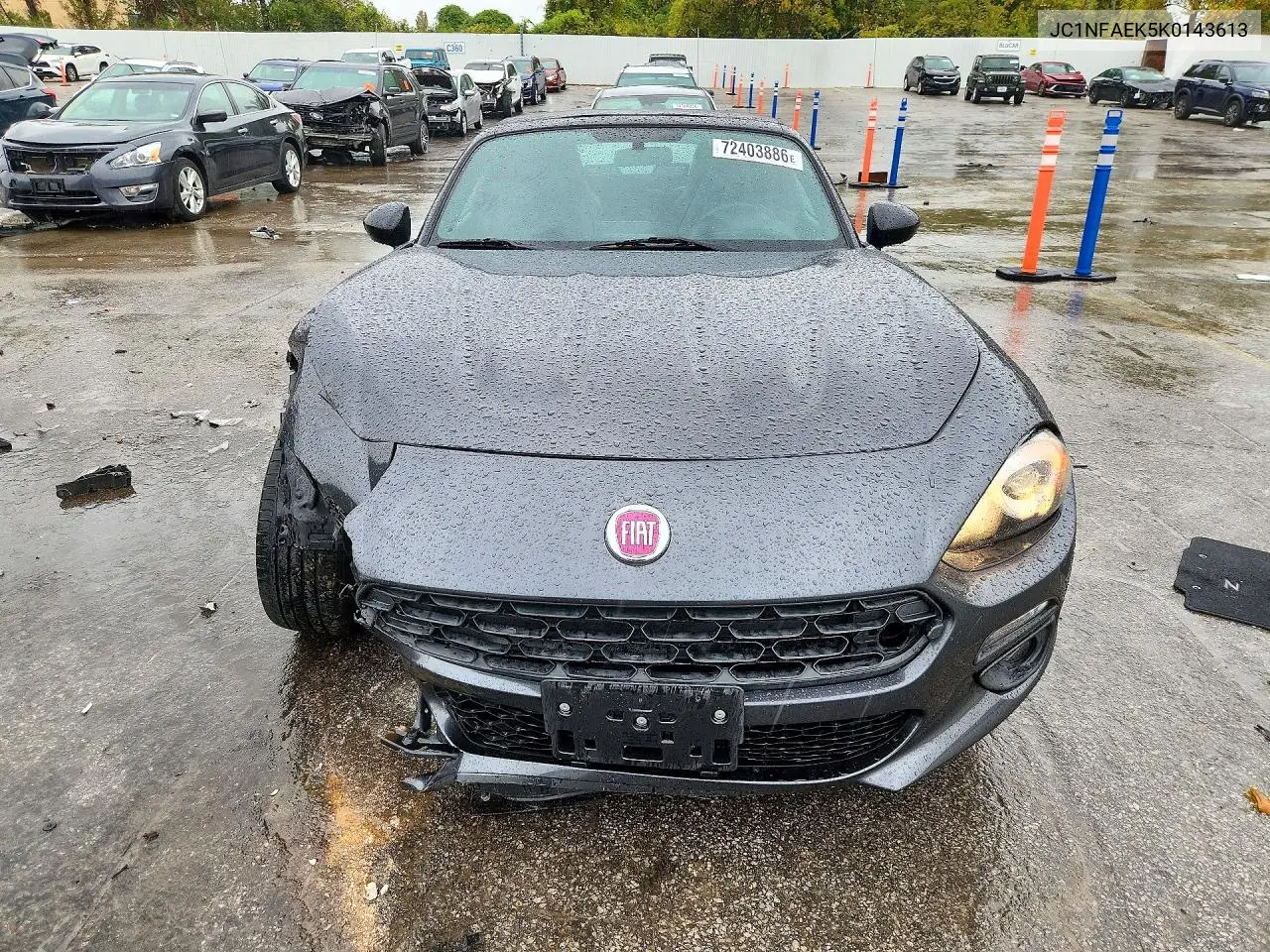 2019 FIAT 124 SPIDER VIN JC1NFAEK5K0143613 — фото 5