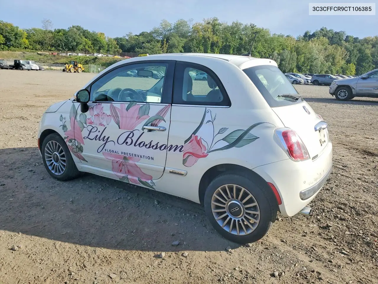 2012 FIAT 500 VIN 3C3CFFCR9CT106385 — фото 2