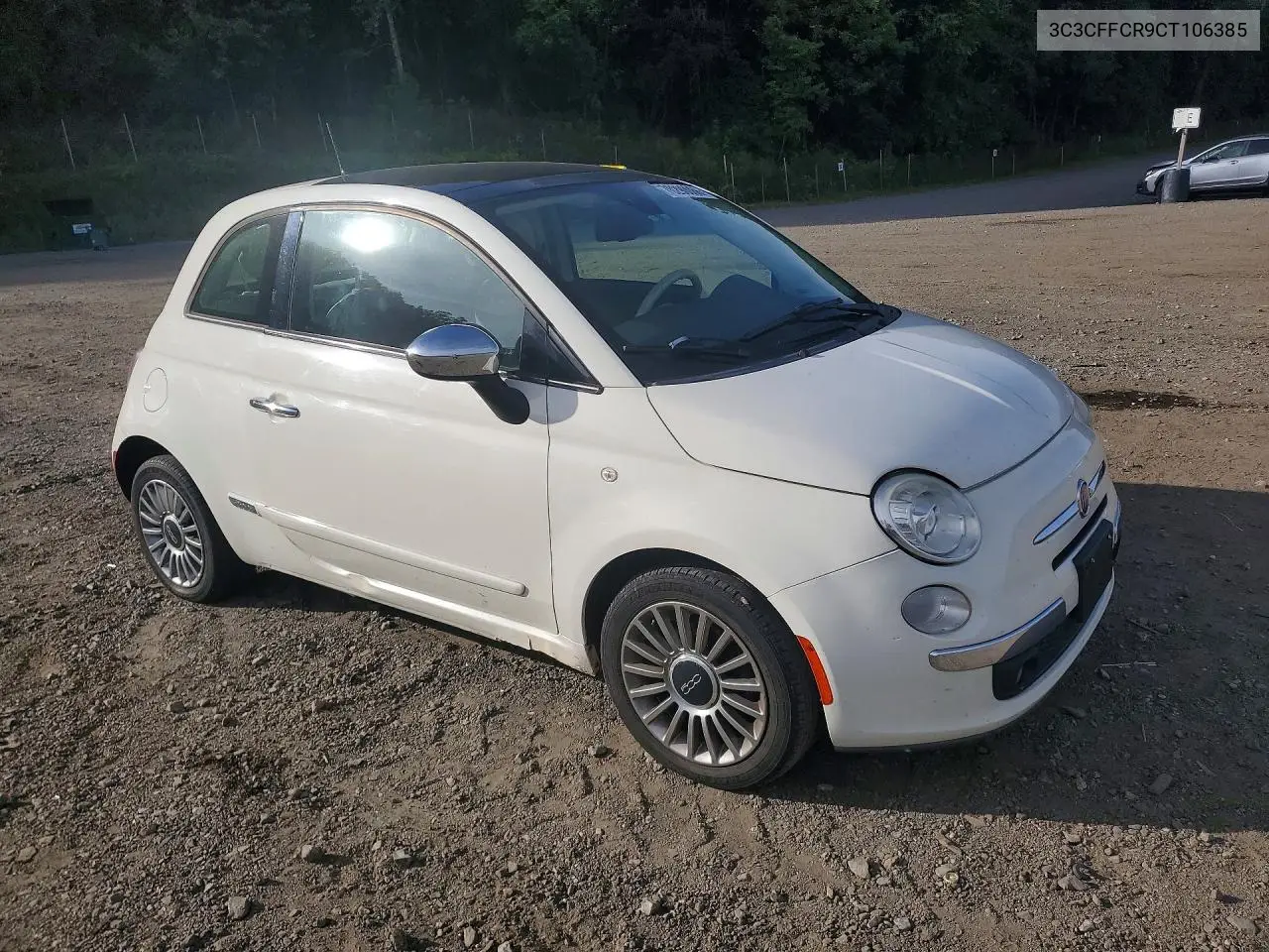 2012 FIAT 500 VIN 3C3CFFCR9CT106385 — фото 4
