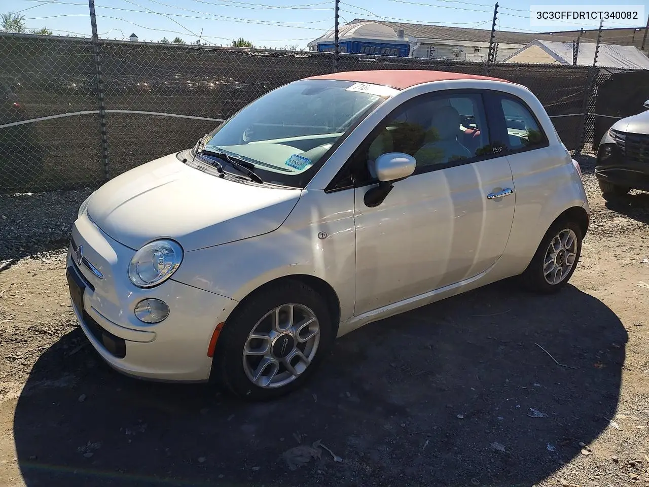 FIAT 500 2012, VIN 3C3CFFDR1CT340082