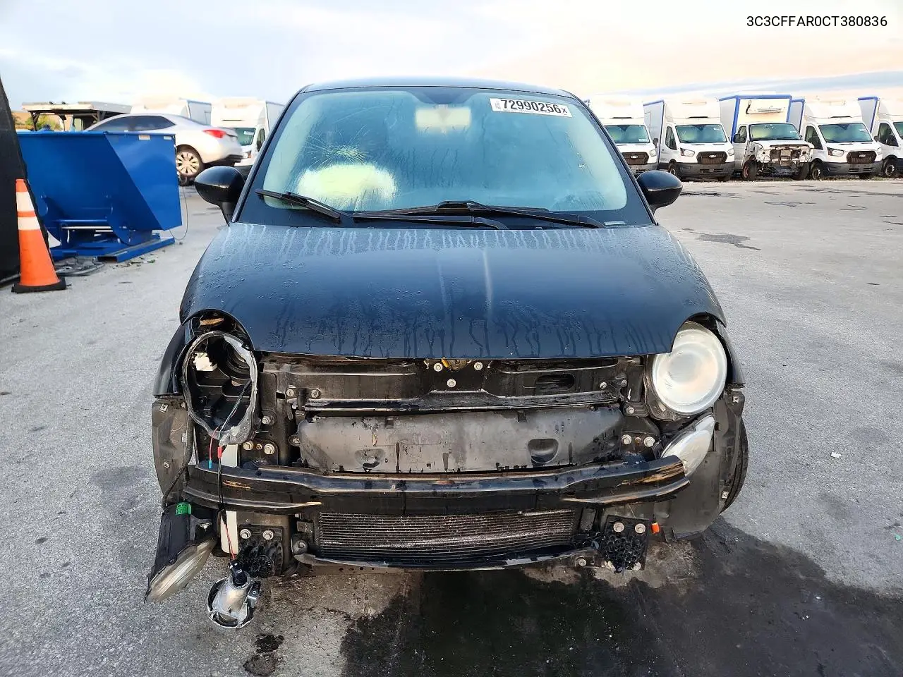 2012 FIAT 500 VIN 3C3CFFAR0CT380836 — фото 5
