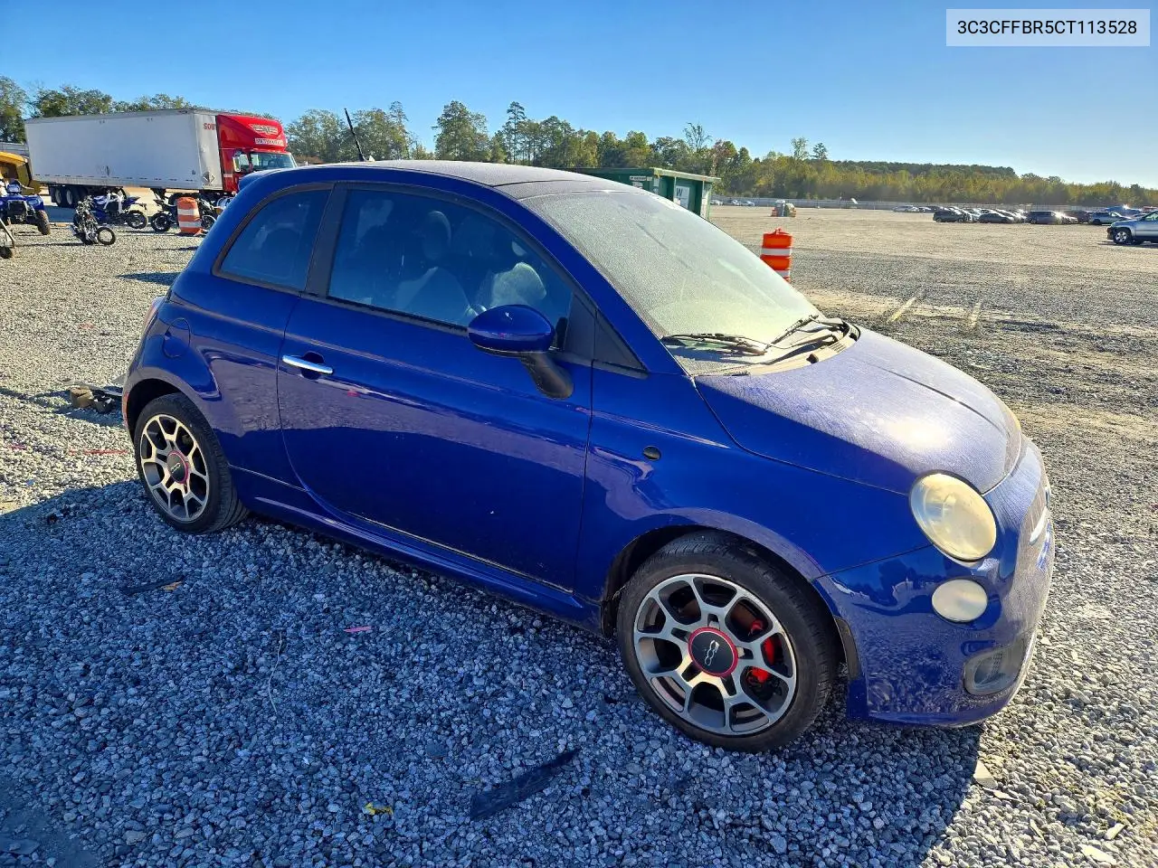 2012 FIAT 500 VIN 3C3CFFBR5CT113528 — фото 4
