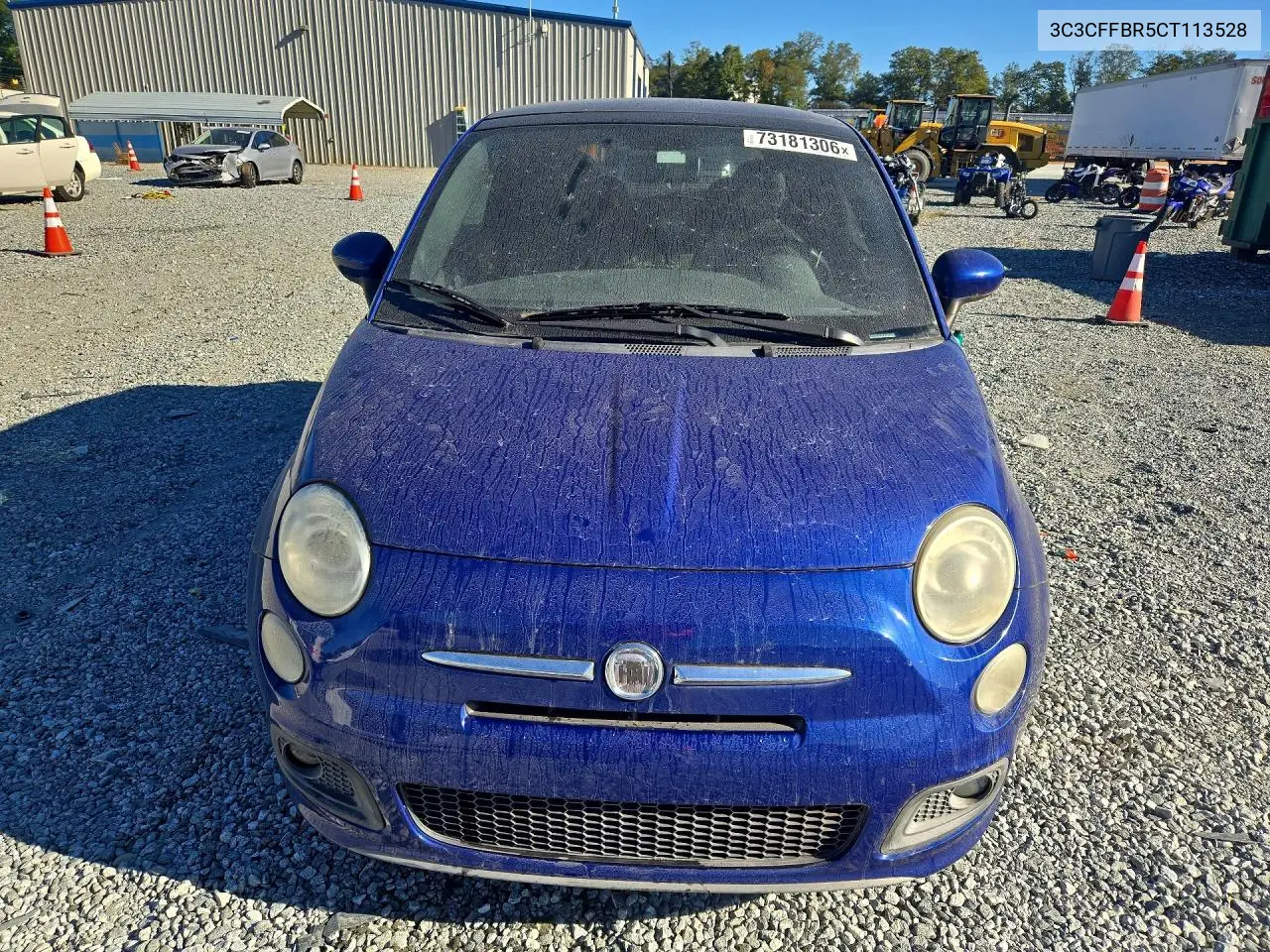 2012 FIAT 500 VIN 3C3CFFBR5CT113528 — фото 5