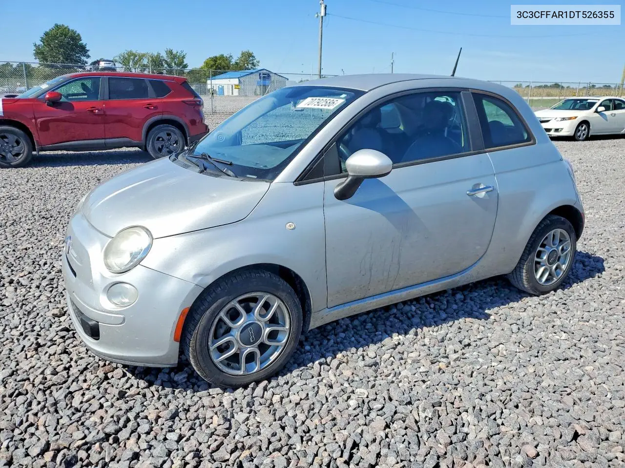 FIAT 500 2013, VIN 3C3CFFAR1DT526355