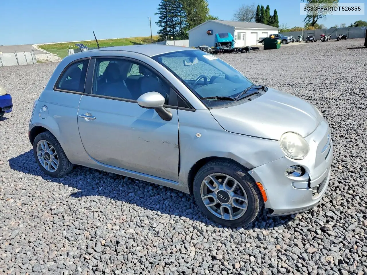 2013 FIAT 500 VIN 3C3CFFAR1DT526355 — фото 4
