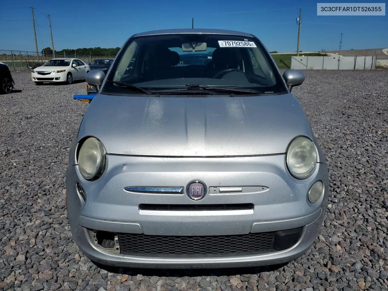 2013 FIAT 500 VIN 3C3CFFAR1DT526355 — фото 5