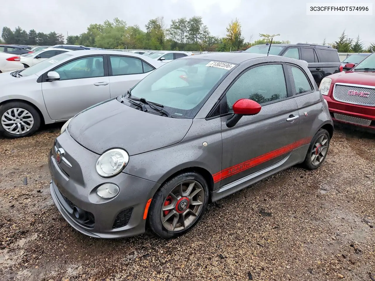 FIAT 500 2013, VIN 3C3CFFFH4DT574996