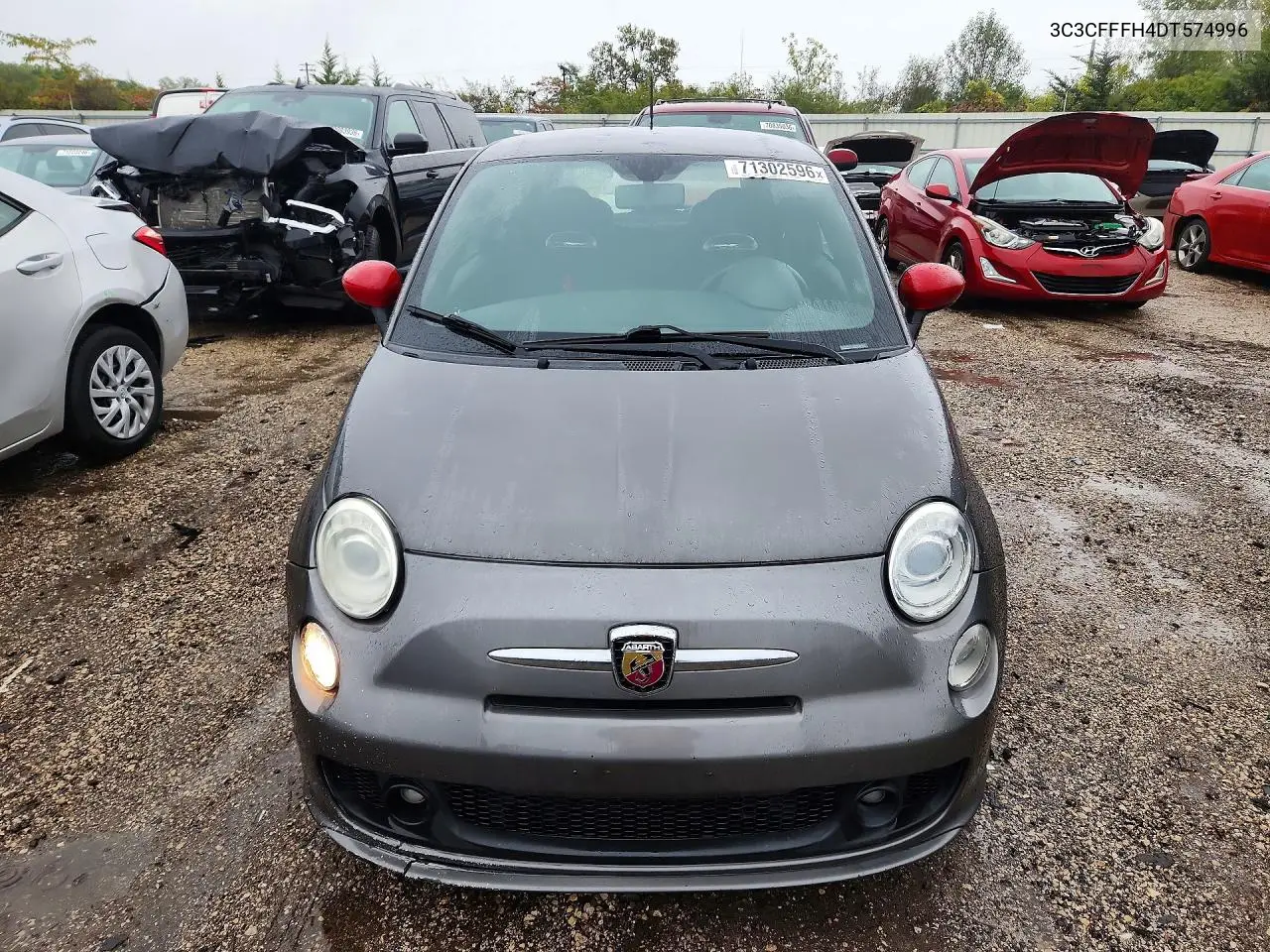 2013 FIAT 500 VIN 3C3CFFFH4DT574996 — фото 5