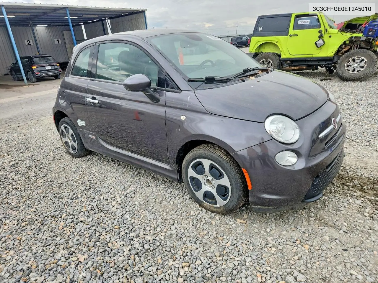 2014 FIAT 500 VIN 3C3CFFGE0ET245010 — фото 4