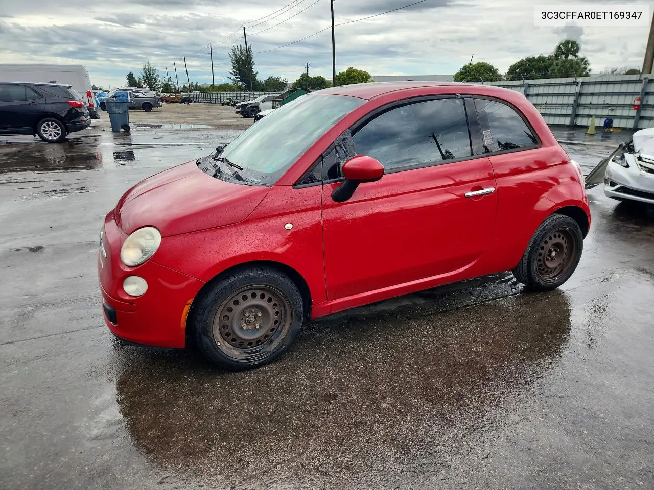 FIAT 500 2014, VIN 3C3CFFAR0ET169347