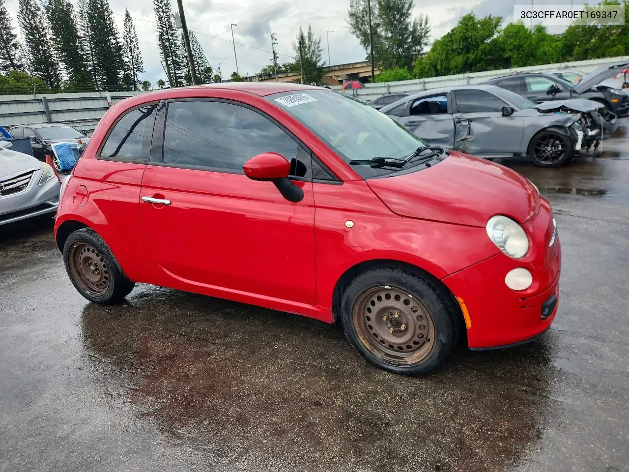 2014 FIAT 500 VIN 3C3CFFAR0ET169347 — фото 4