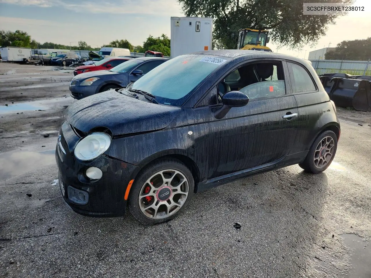 FIAT 500 2014, VIN 3C3CFFBRXET238012