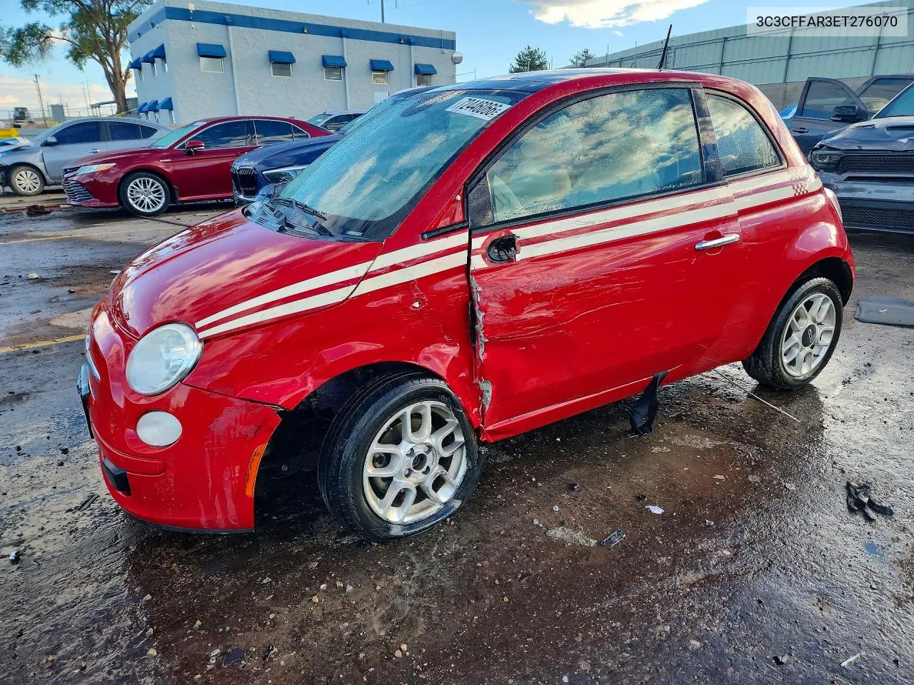 FIAT 500 2014, VIN 3C3CFFAR3ET276070