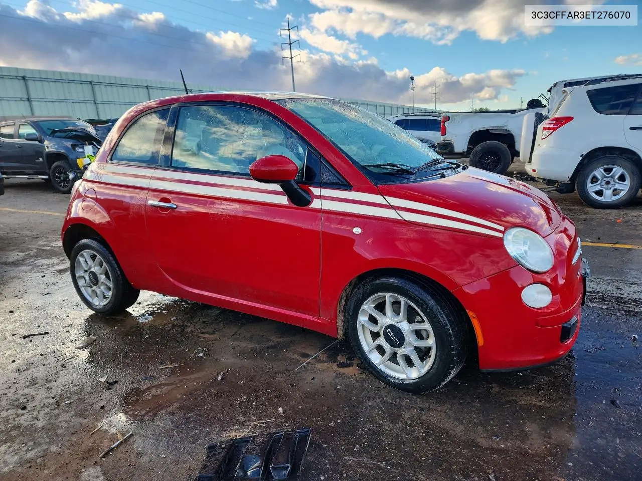2014 FIAT 500 VIN 3C3CFFAR3ET276070 — фото 4