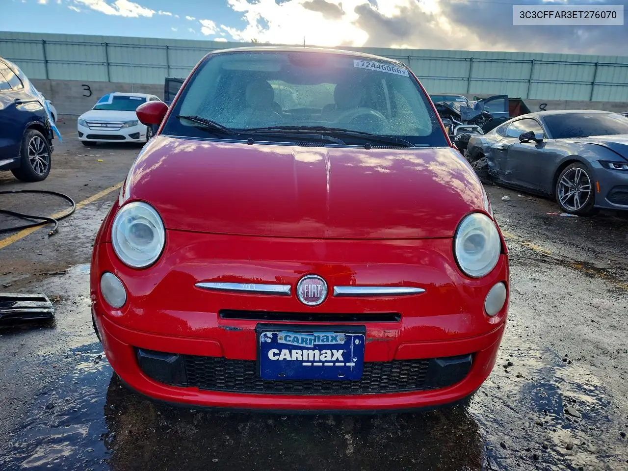 2014 FIAT 500 VIN 3C3CFFAR3ET276070 — фото 5