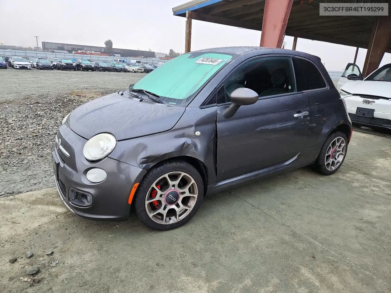 FIAT 500 2014, VIN 3C3CFFBR4ET195299