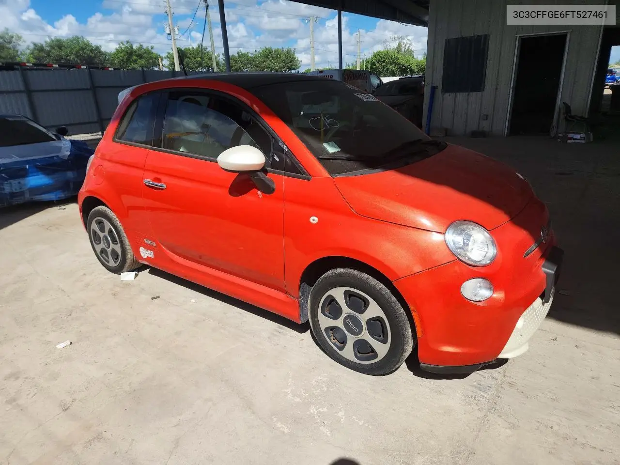 2015 FIAT 500 VIN 3C3CFFGE6FT527461 — фото 4