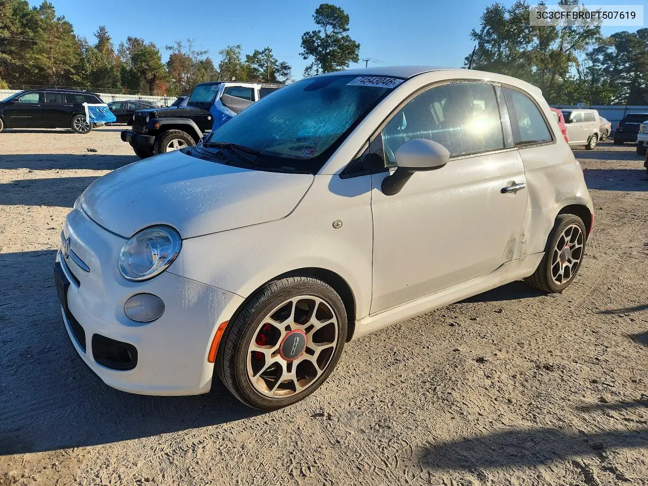 FIAT 500 2015, VIN 3C3CFFBR0FT507619