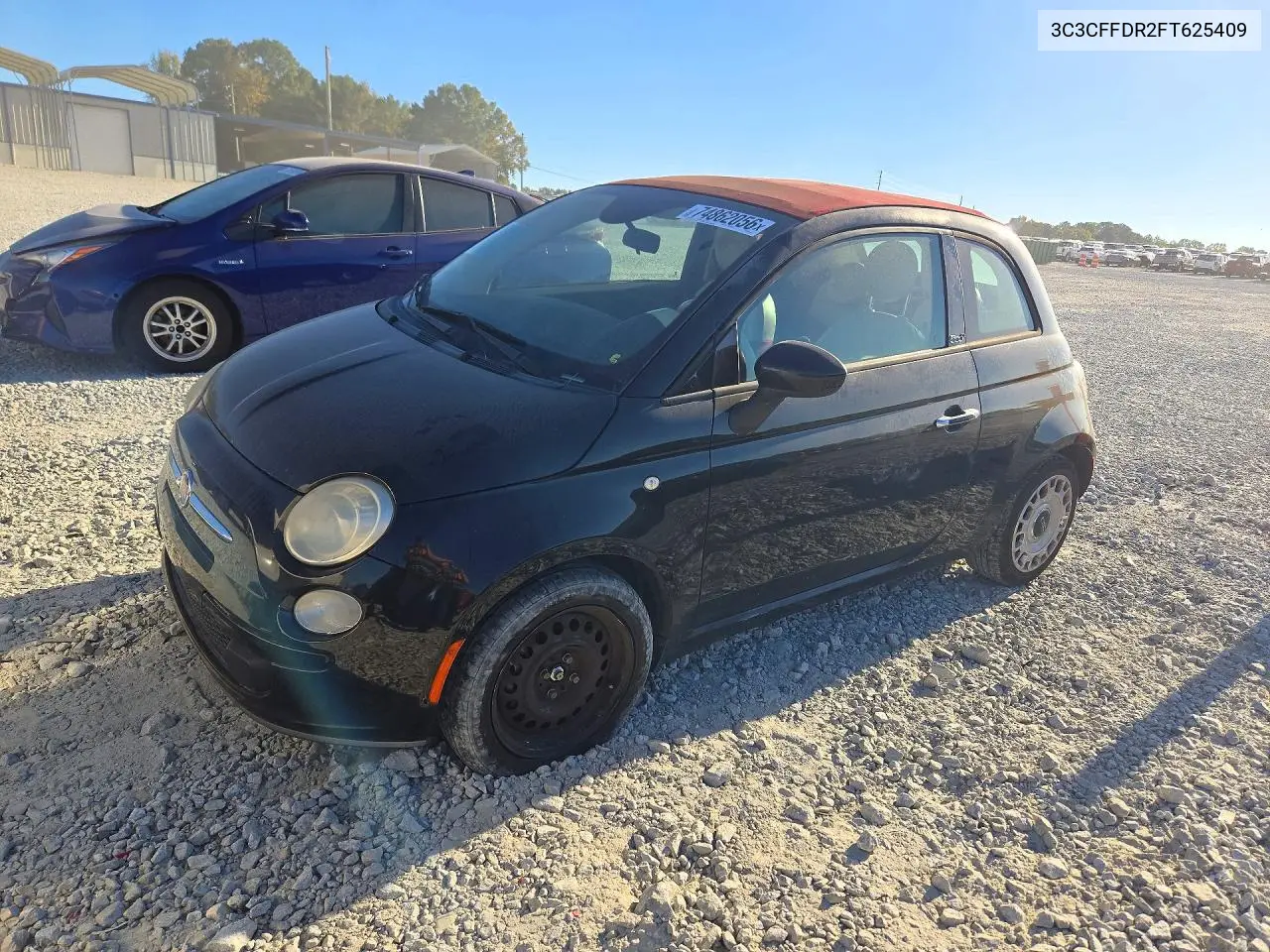 FIAT 500 2015, VIN 3C3CFFDR2FT625409