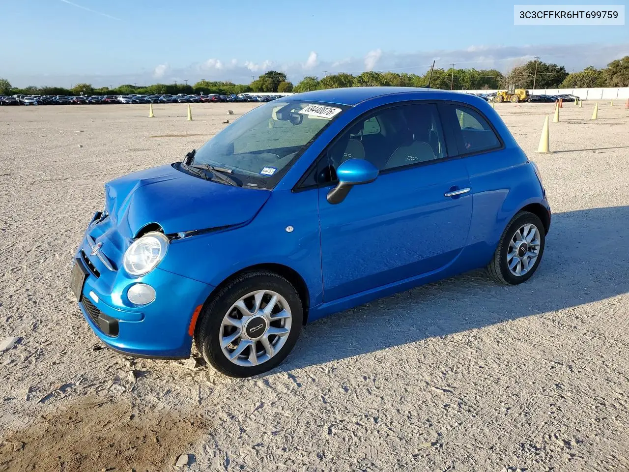 FIAT 500 2017, VIN 3C3CFFKR6HT699759