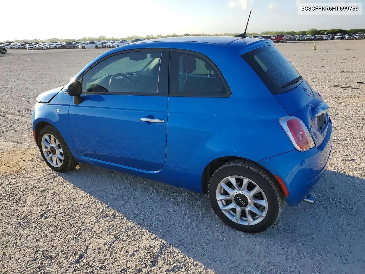 2017 FIAT 500 VIN 3C3CFFKR6HT699759 — фото 2