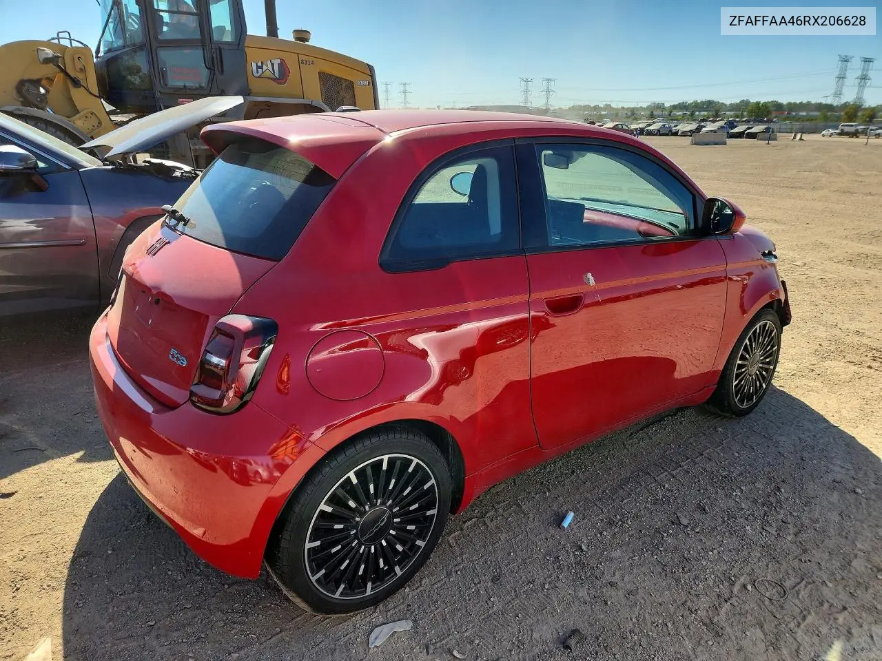 2024 FIAT 500 VIN ZFAFFAA46RX206628 — фото 3