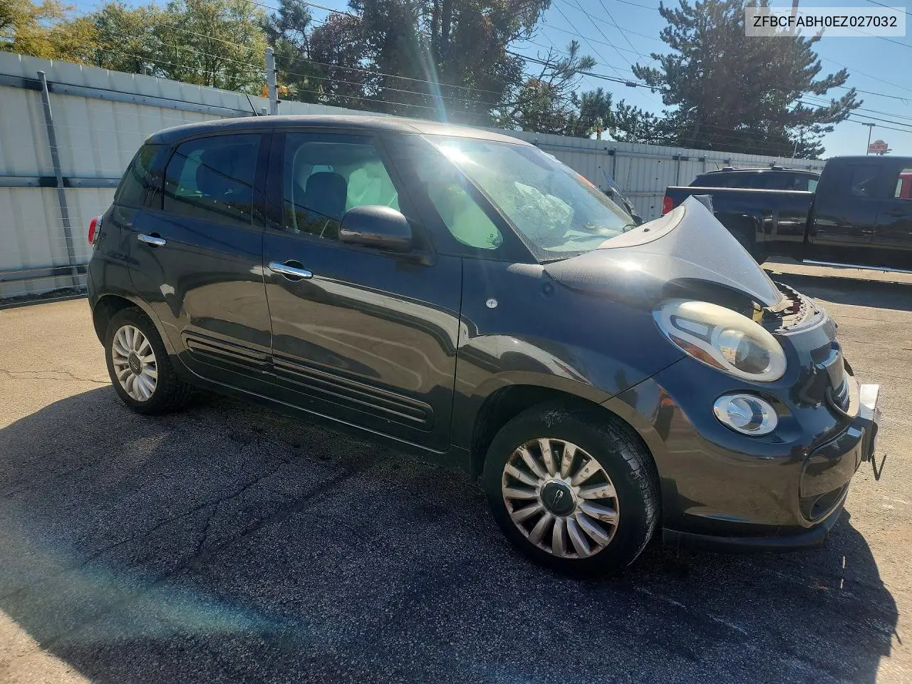 FIAT 500L 2014, VIN ZFBCFABH0EZ027032