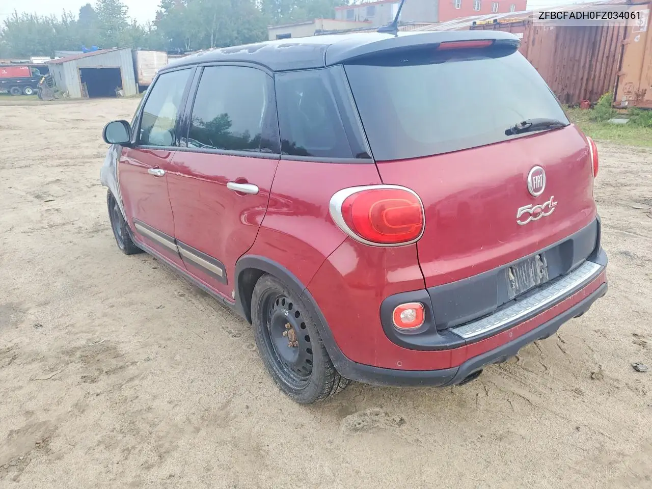 2015 FIAT 500L VIN ZFBCFADH0FZ034061 — фото 2