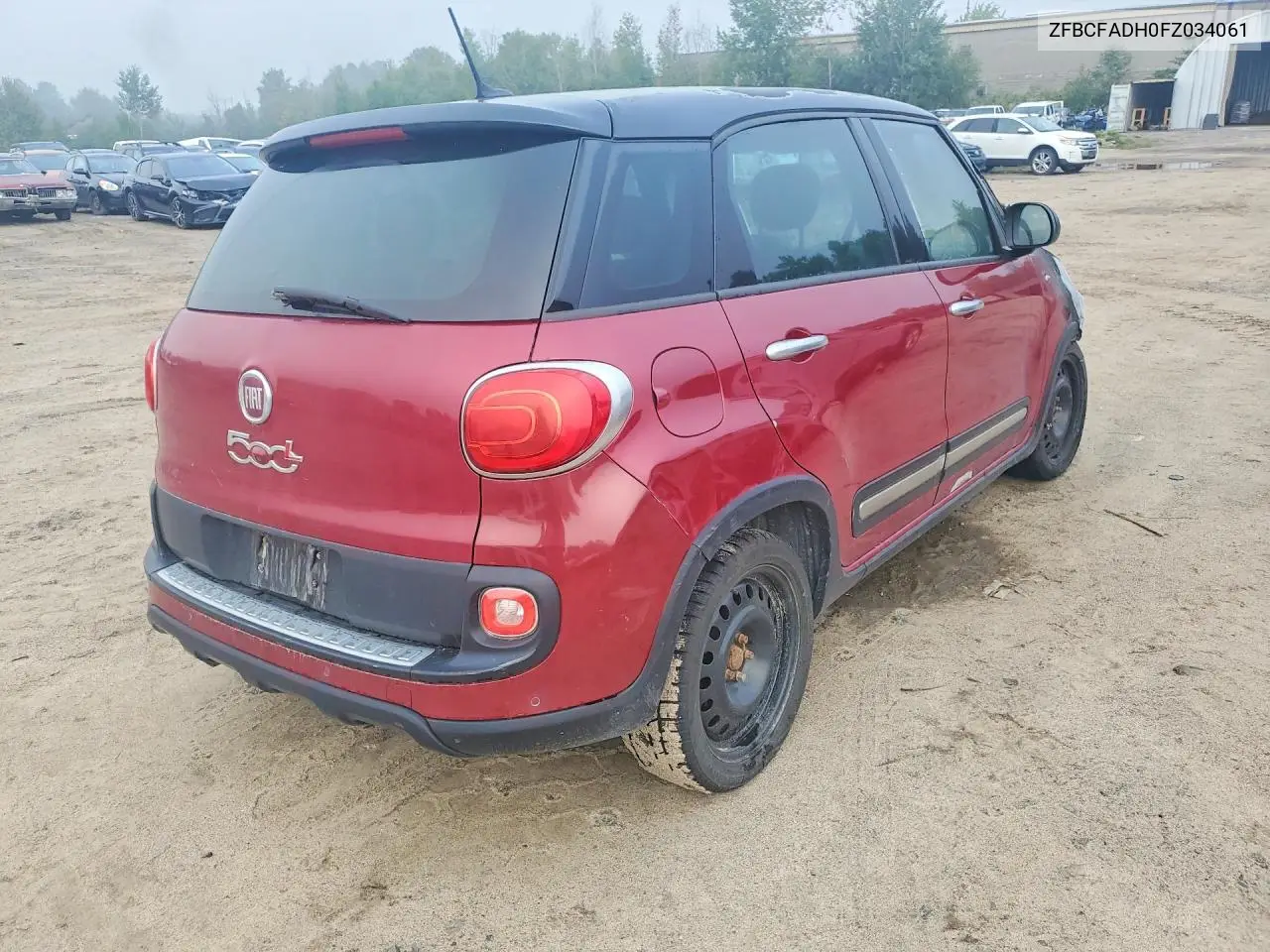 2015 FIAT 500L VIN ZFBCFADH0FZ034061 — фото 3