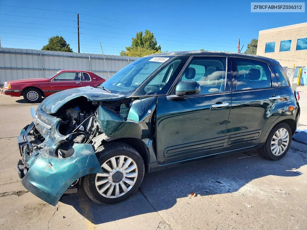 FIAT 500L 2015, VIN ZFBCFABH5FZ036312