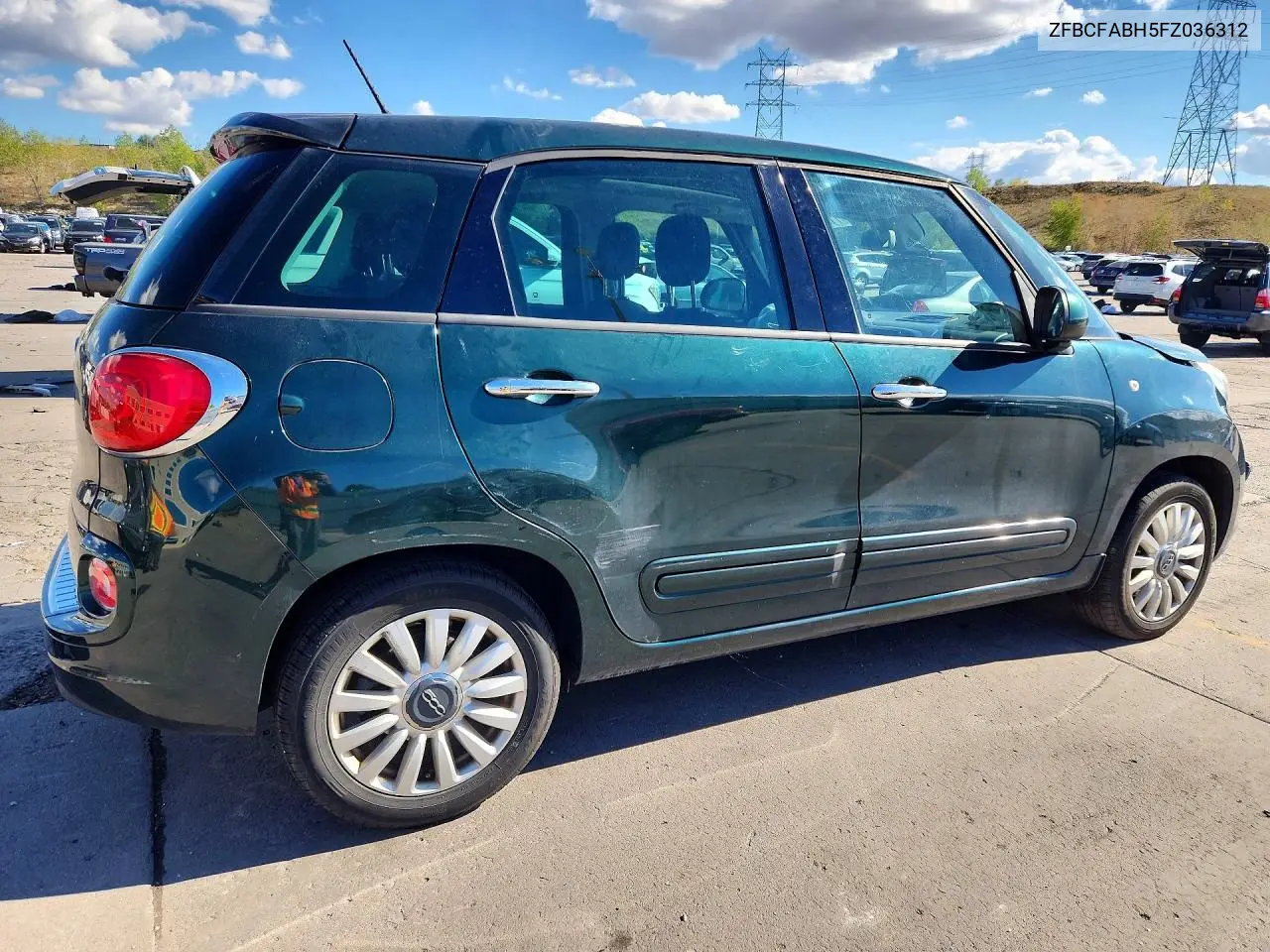 2015 FIAT 500L VIN ZFBCFABH5FZ036312 — фото 3