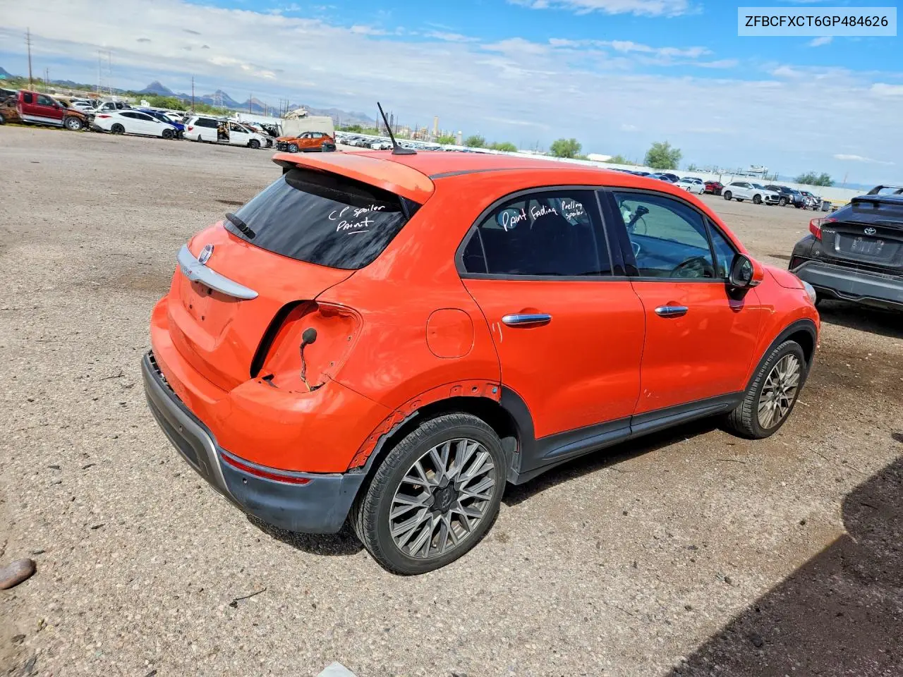 2016 FIAT 500X VIN ZFBCFXCT6GP484626 — фото 3