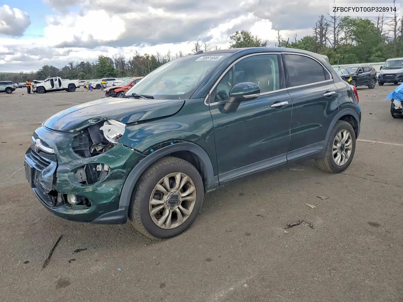 FIAT 500X 2016, VIN ZFBCFYDT0GP328914