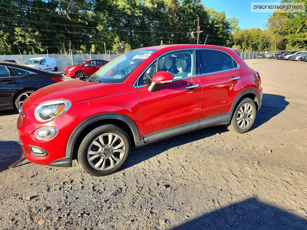 FIAT 500X 2016, VIN ZFBCFXDT6GP371600