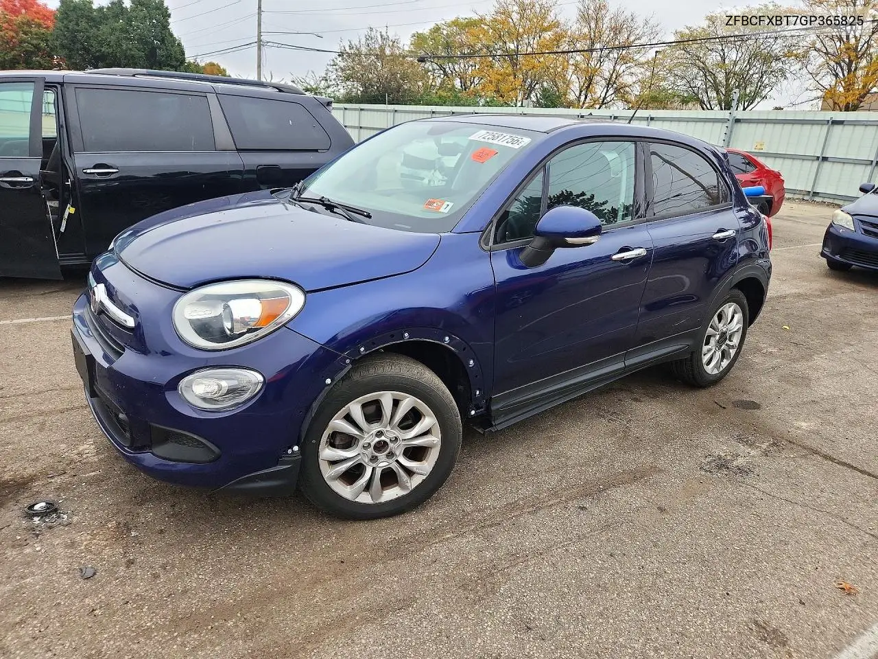 FIAT 500X 2016, VIN ZFBCFXBT7GP365825