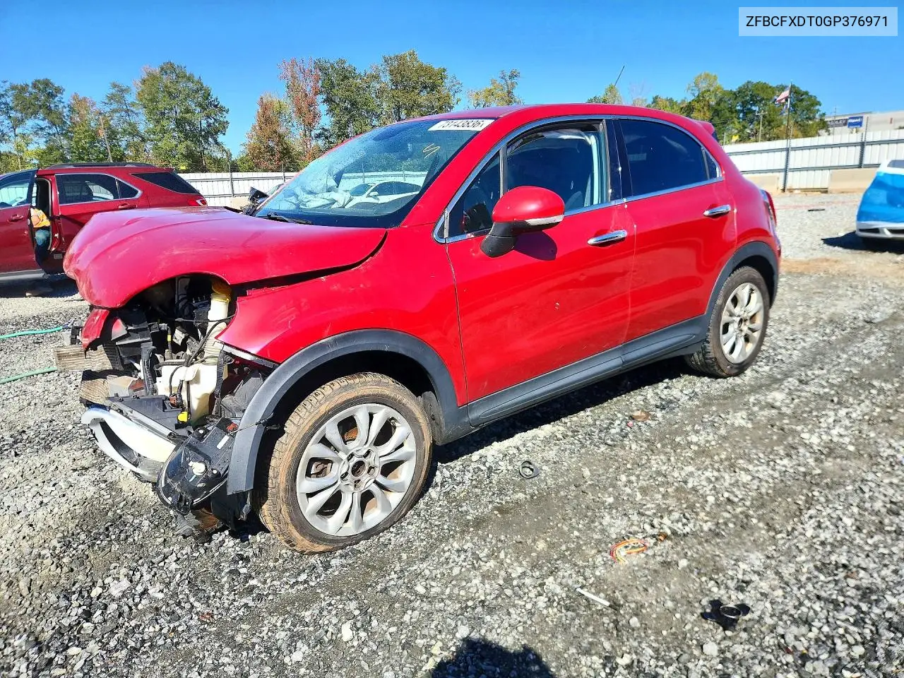 FIAT 500X 2016, VIN ZFBCFXDT0GP376971
