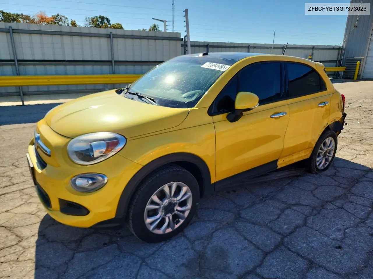 FIAT 500X 2016, VIN ZFBCFYBT3GP373023
