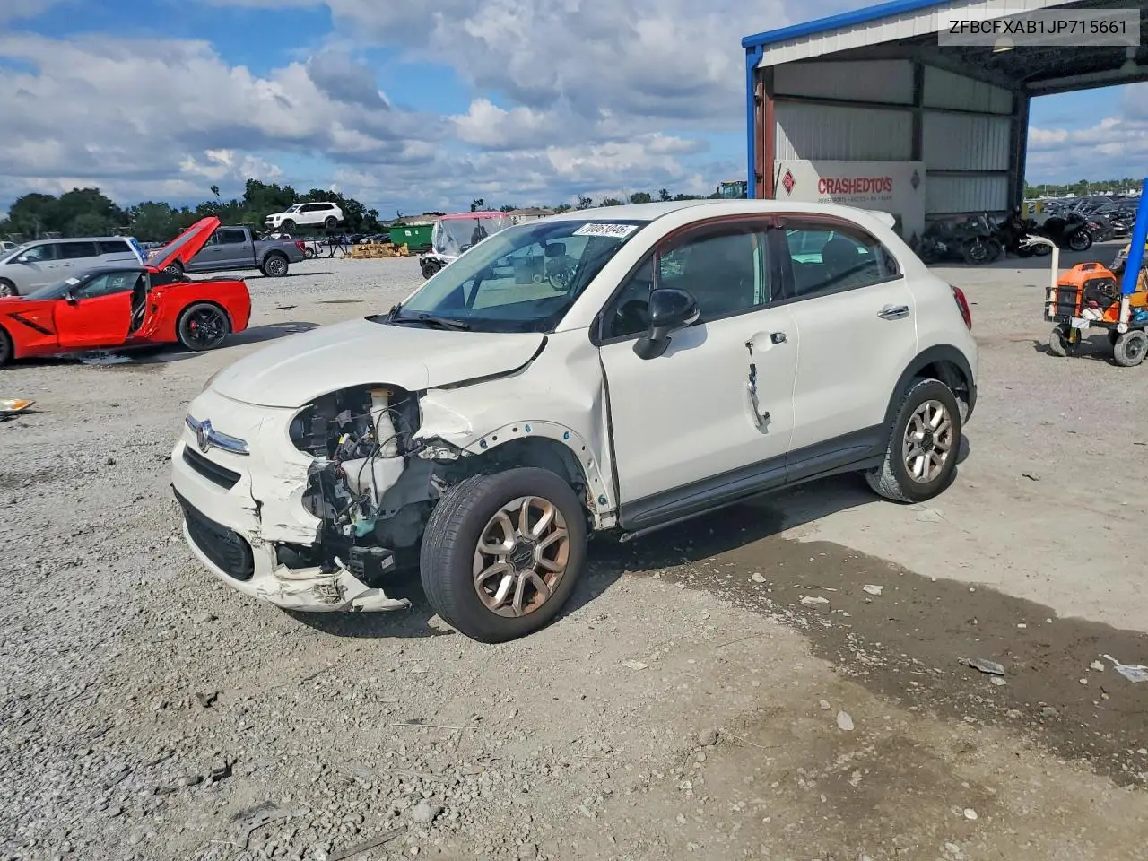 FIAT 500X 2018, VIN ZFBCFXAB1JP715661