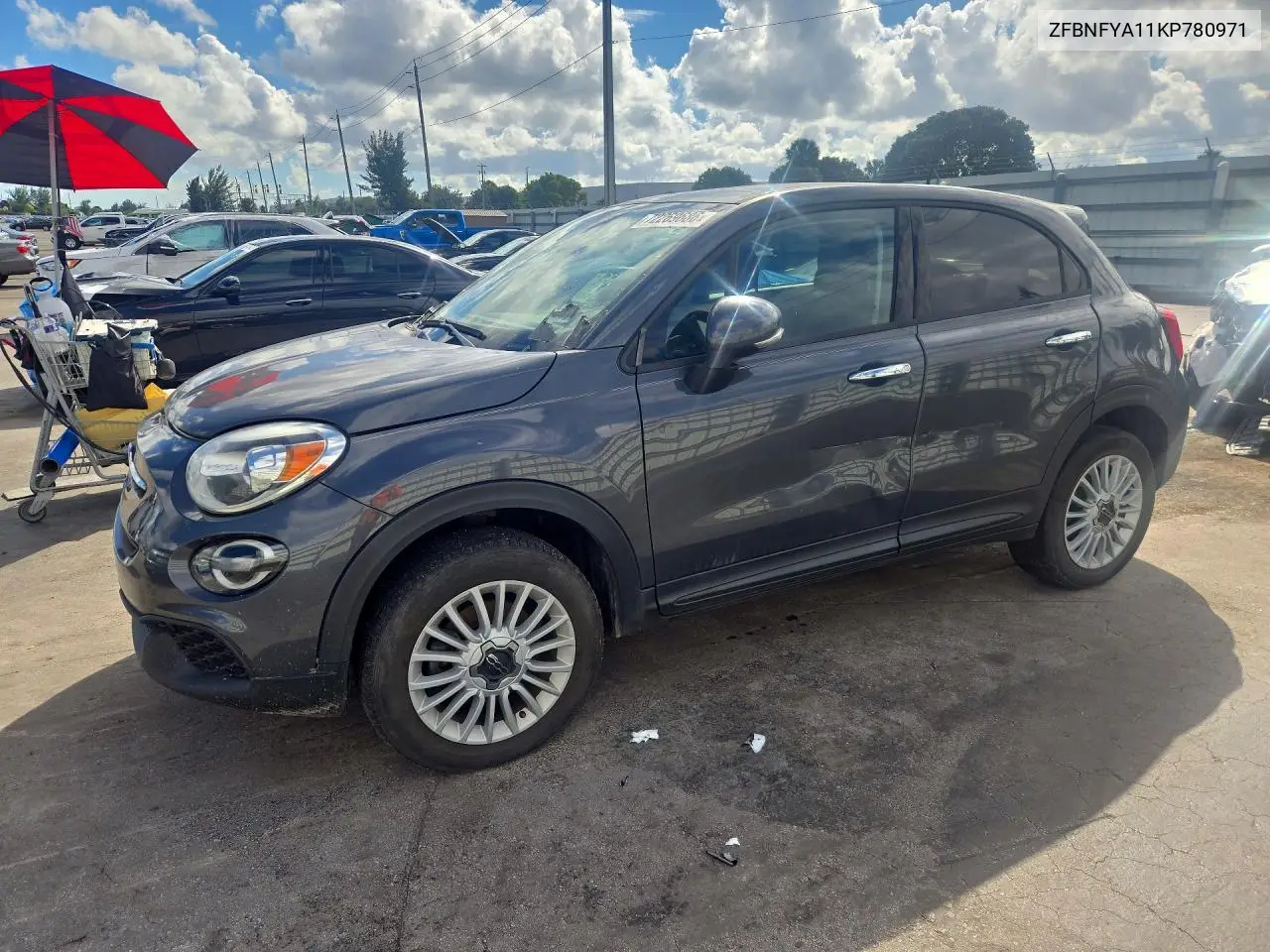 FIAT 500X 2019, VIN ZFBNFYA11KP780971