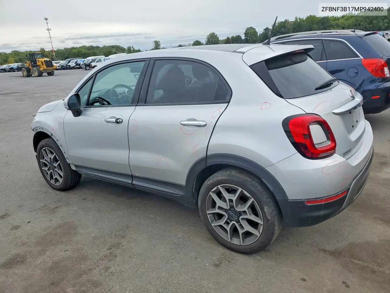 2021 FIAT 500X VIN ZFBNF3B17MP942400 — фото 2