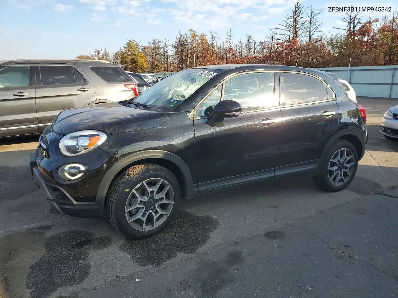 FIAT 500X 2021, VIN ZFBNF3B11MP945342