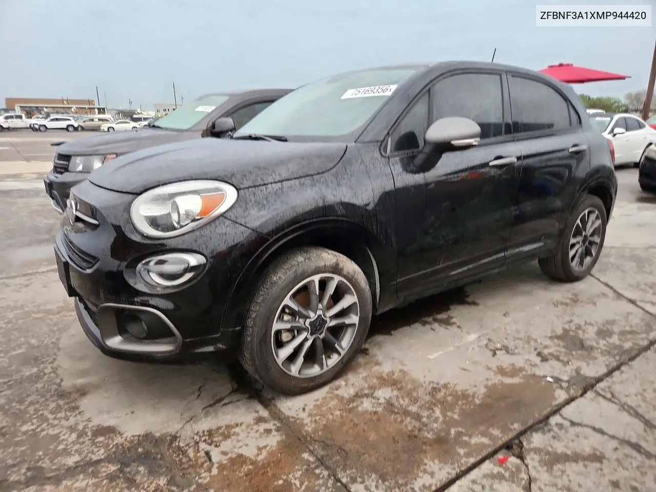 FIAT 500X 2021, VIN ZFBNF3A1XMP944420