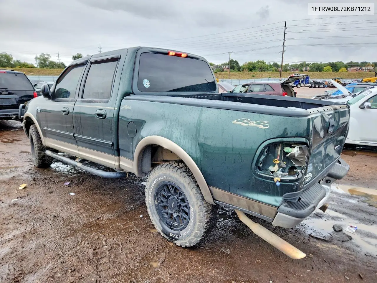 2002 FORD F-150 VIN 1FTRW08L72KB71212 — фото 2