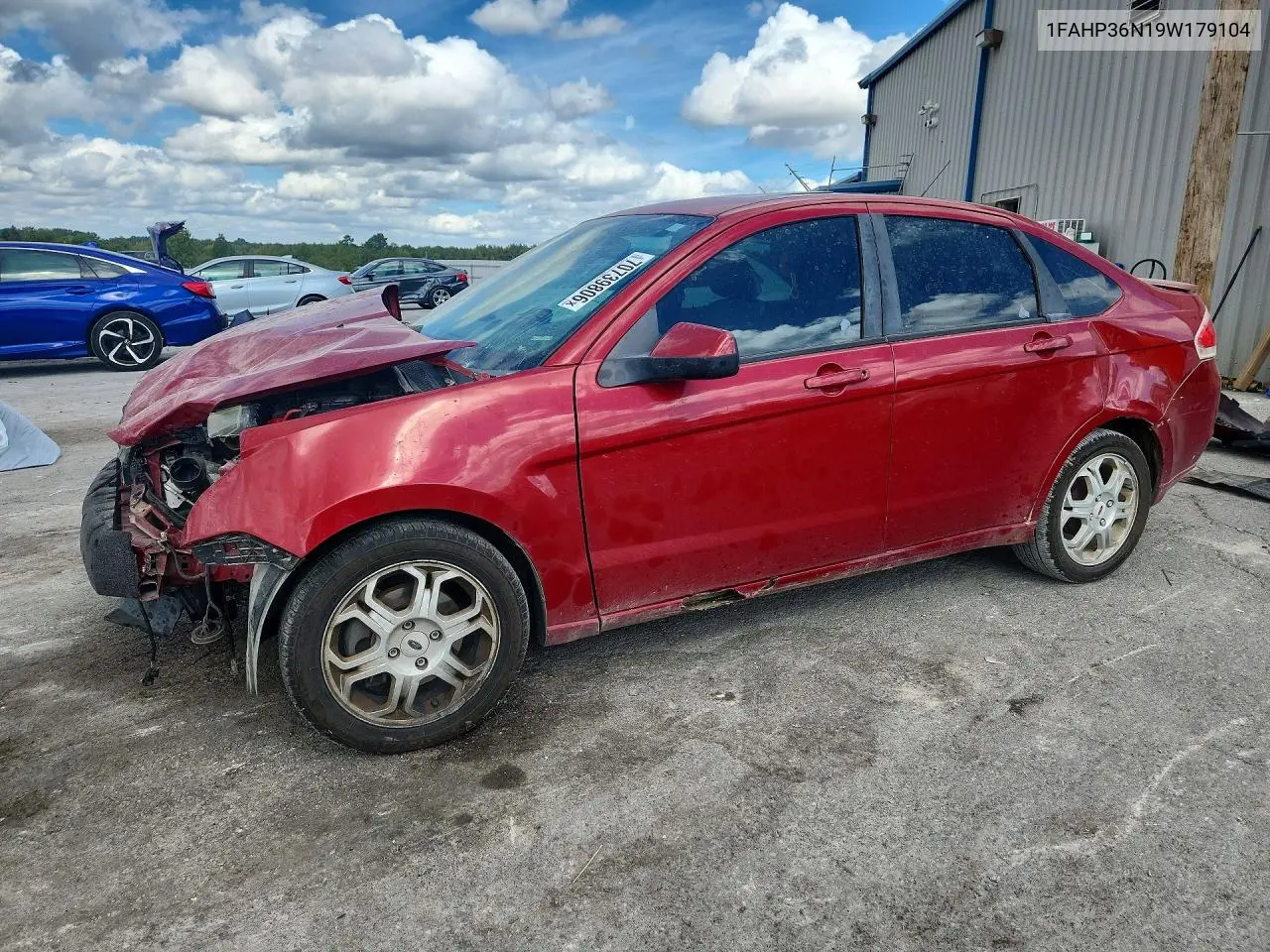 FORD FOCUS 2009, VIN 1FAHP36N19W179104