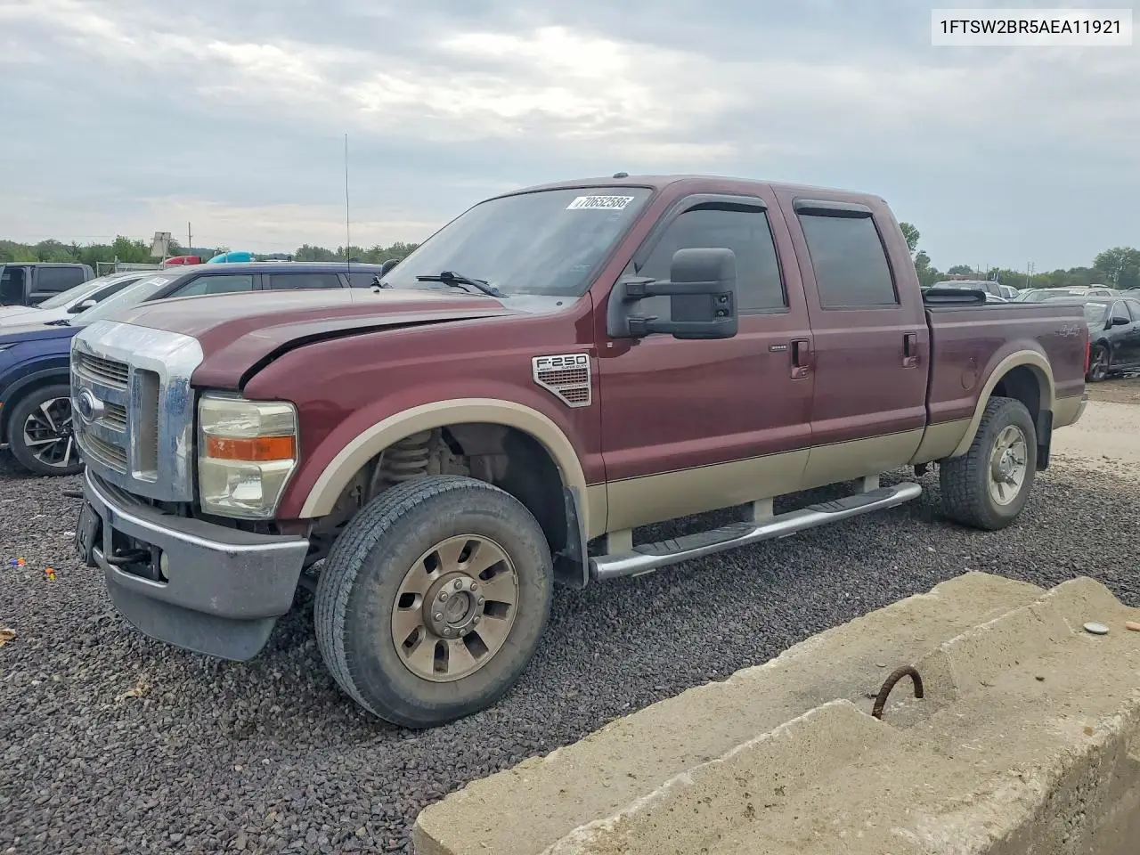 FORD F250 2010, VIN 1FTSW2BR5AEA11921