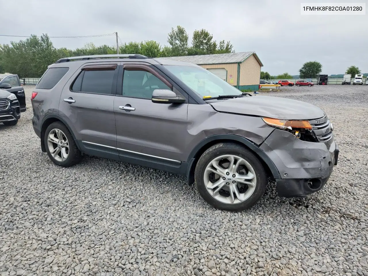 2012 FORD EXPLORER VIN 1FMHK8F82CGA01280 — фото 4